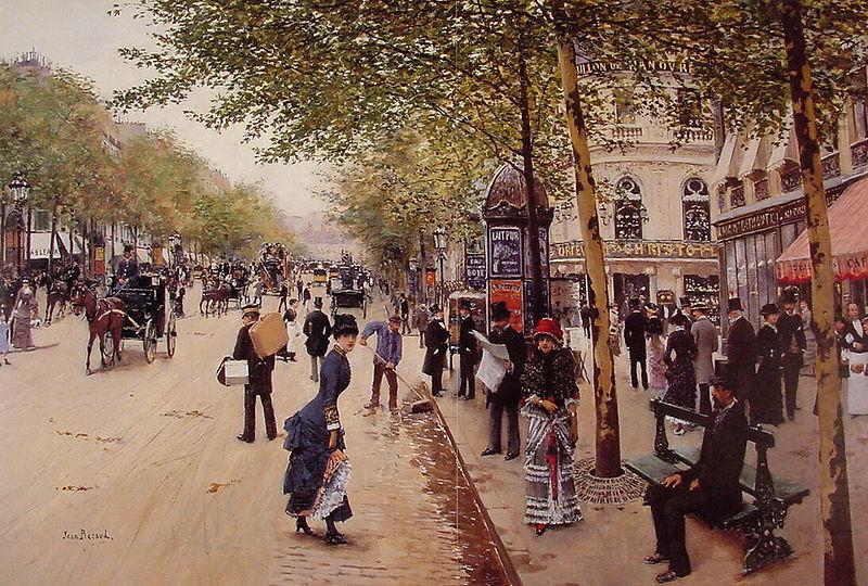 Jean Beraud Boulevard des capucines china oil painting image